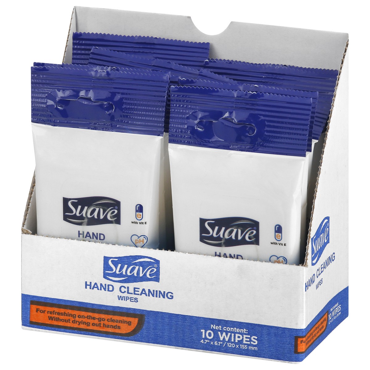 slide 3 of 9, Suave Hand Cleaning Wipes 10 ea, 10 ct