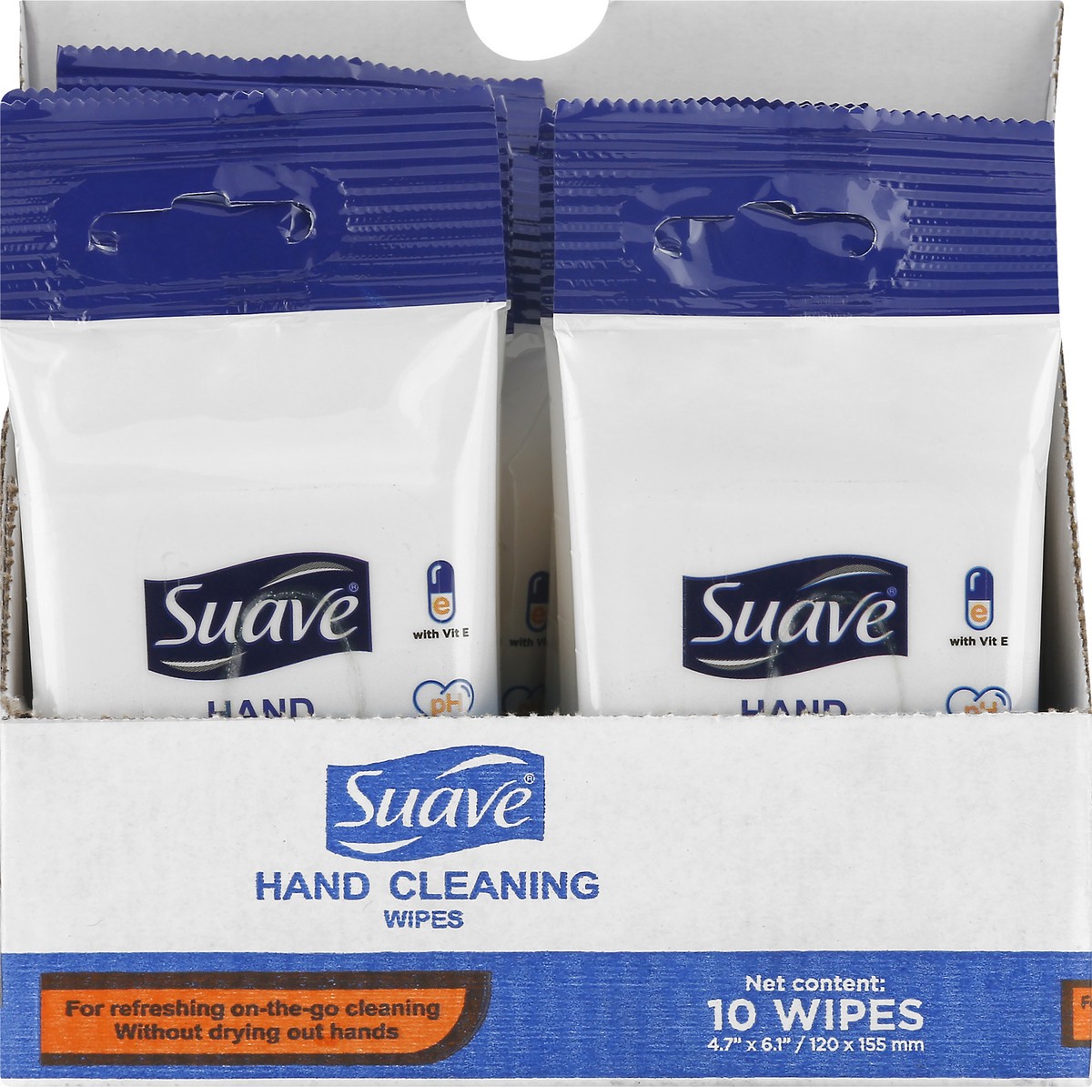 slide 6 of 9, Suave Hand Cleaning Wipes 10 ea, 10 ct