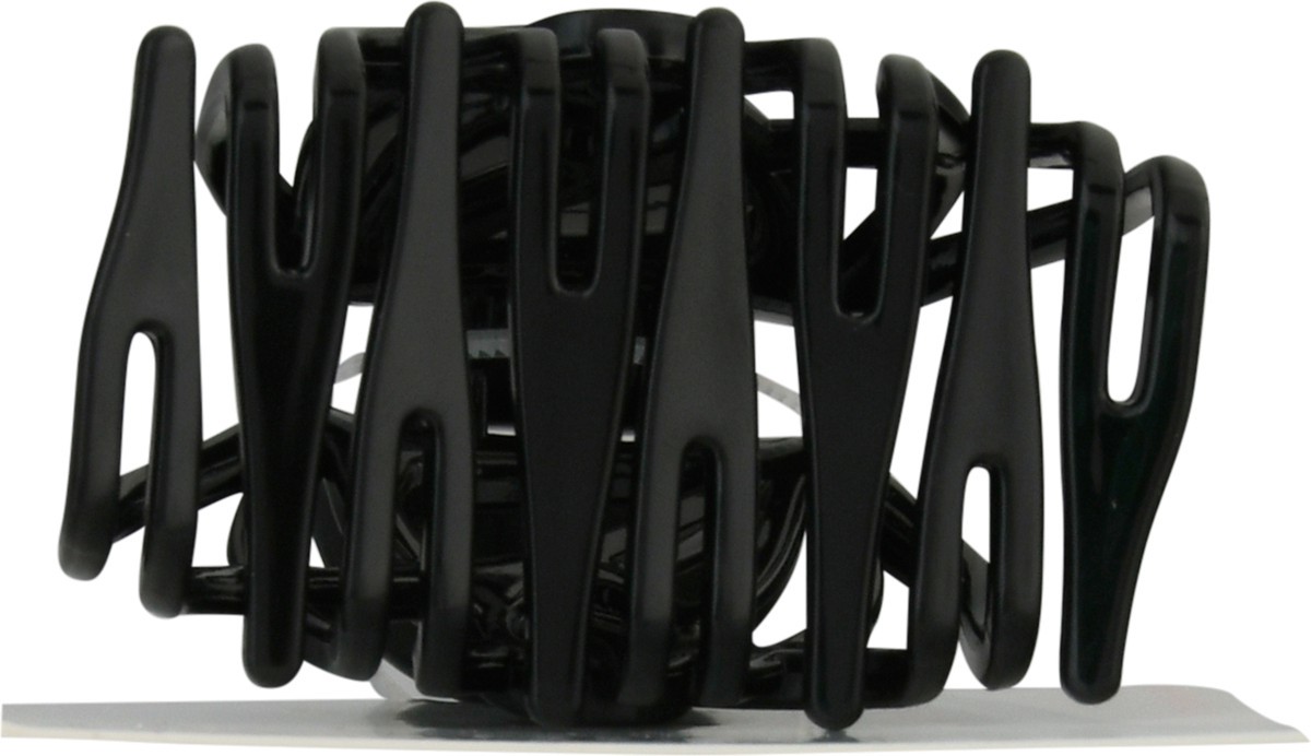 slide 4 of 9, Conair Scunci Consciously-Minded Jaw Clip, Black, 1 ct