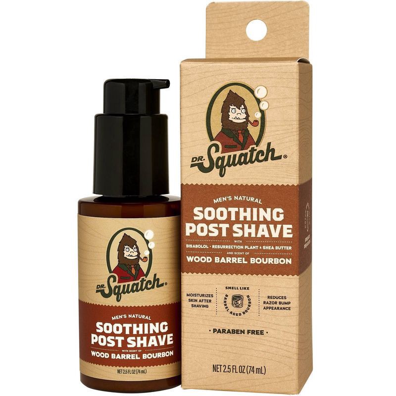 slide 2 of 6, Dr Squatch Lotion Shave Bourbon, 2.5 fl oz