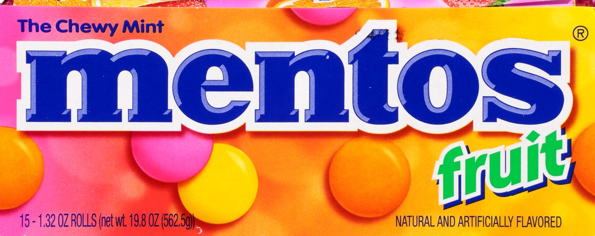 slide 11 of 13, Mentos Fruit Mint 15 ea, 15 ct