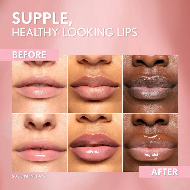 slide 5 of 11, COVERGIRL Clean Fresh Yummy Gloss Daylight Collection - 20 Sunshine Rays - 0.33 fl oz, 0.33 fl oz