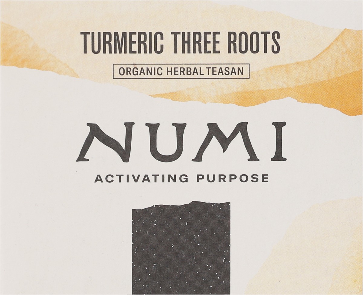 slide 9 of 9, Numi Organic Turmeric Three Root Tea, 