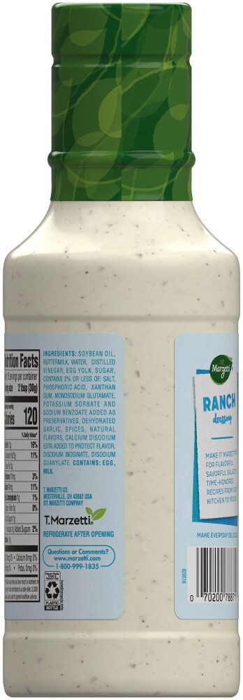 slide 4 of 4, Marzetti Ranch Dressing, 16 fl oz