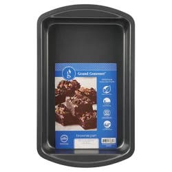 Grand Gourmet Brownie Pan, Dark Grey, 11" x 7"