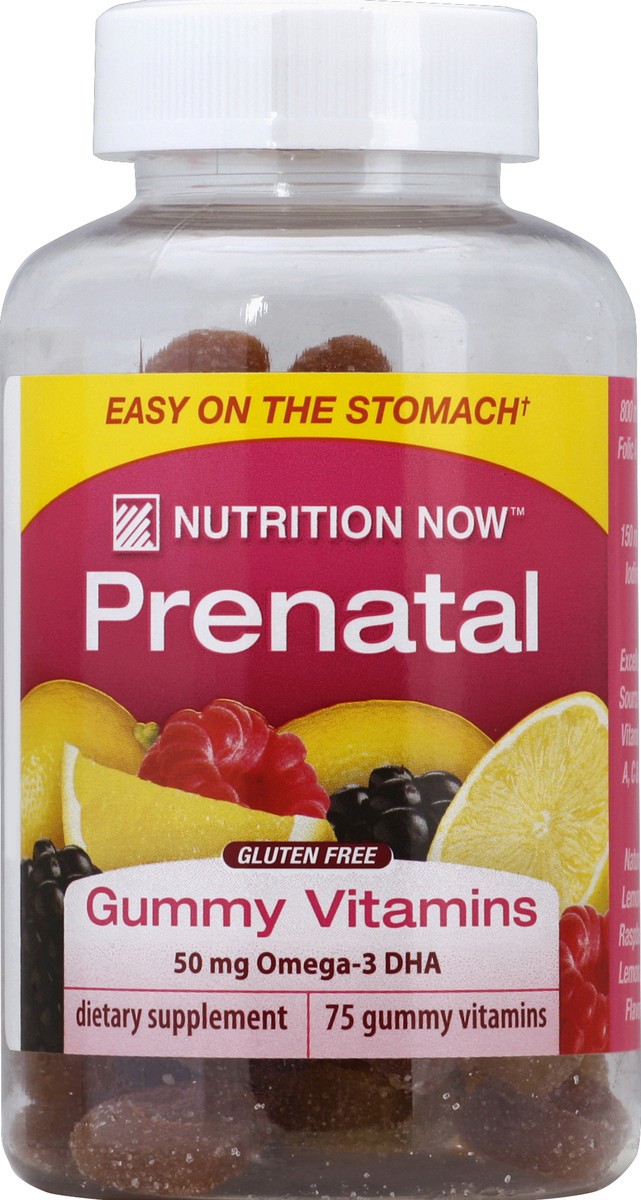 slide 2 of 2, Nutrition Now Prenatal Adult Vitamin Gummy, 75 ct