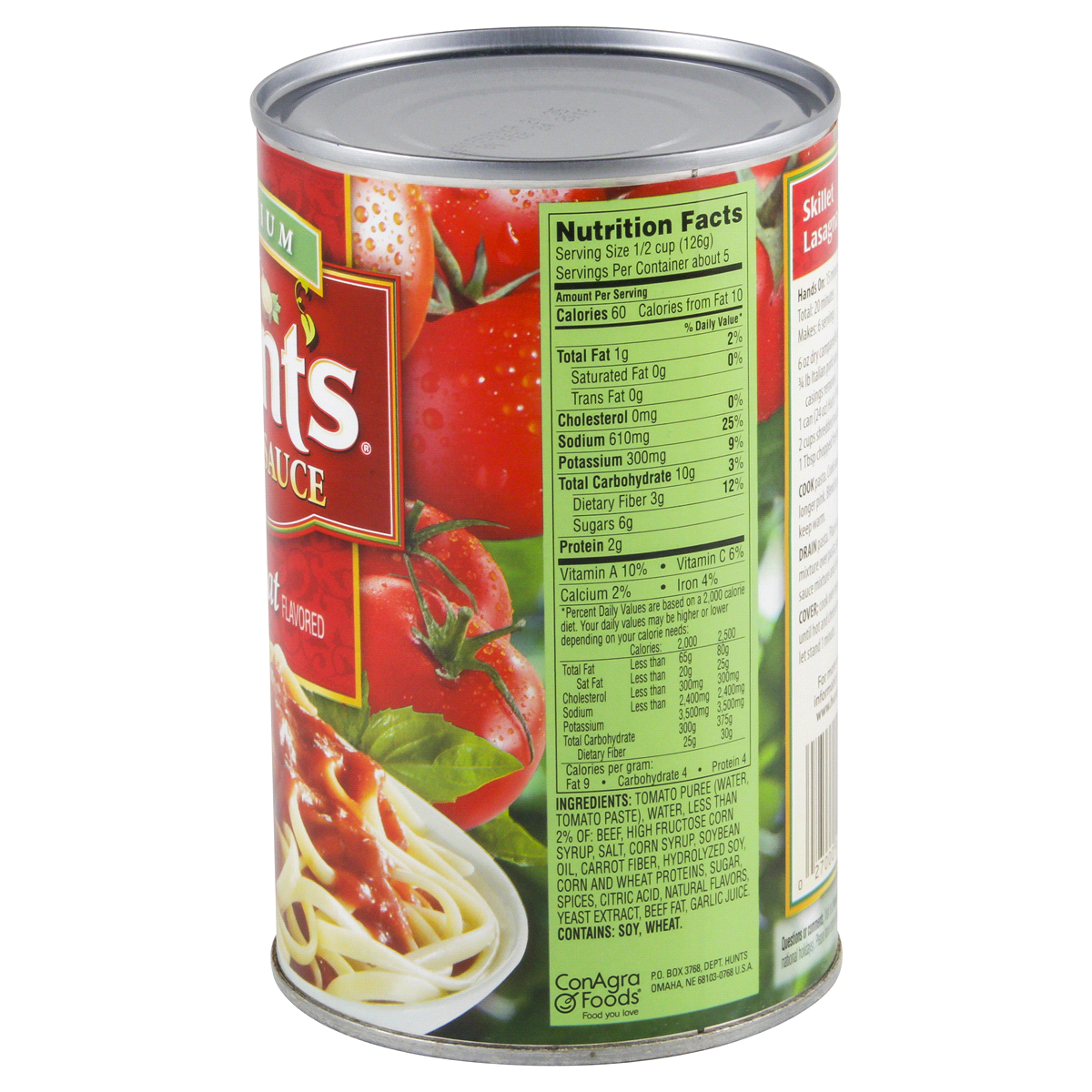 slide 3 of 4, Hunt's Meat Pasta Sauce, 24 oz, 24 oz