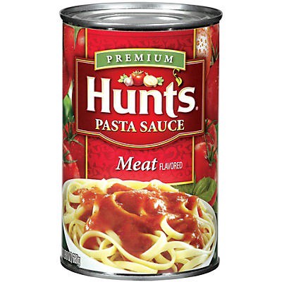slide 1 of 4, Hunt's Meat Pasta Sauce, 24 oz, 24 oz