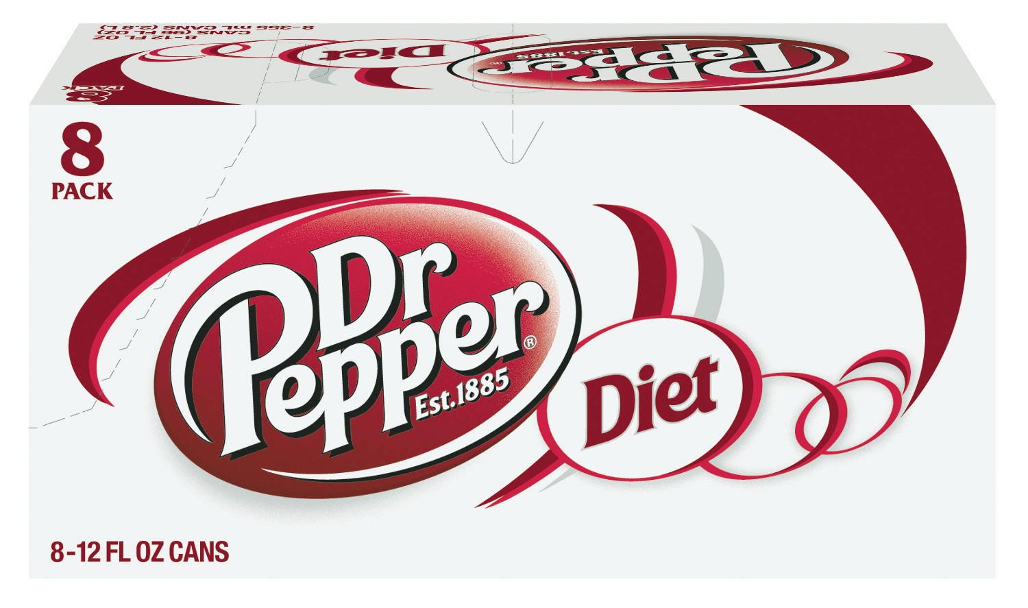 slide 1 of 2, Dr Pepper Diet - 8 ct, 8 ct