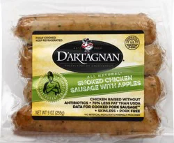 D'Artagnan Smoked Chicken Sausage with Apples - 9 oz