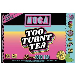 NOCA Too Turnt Tea - 12pk/12oz Cans