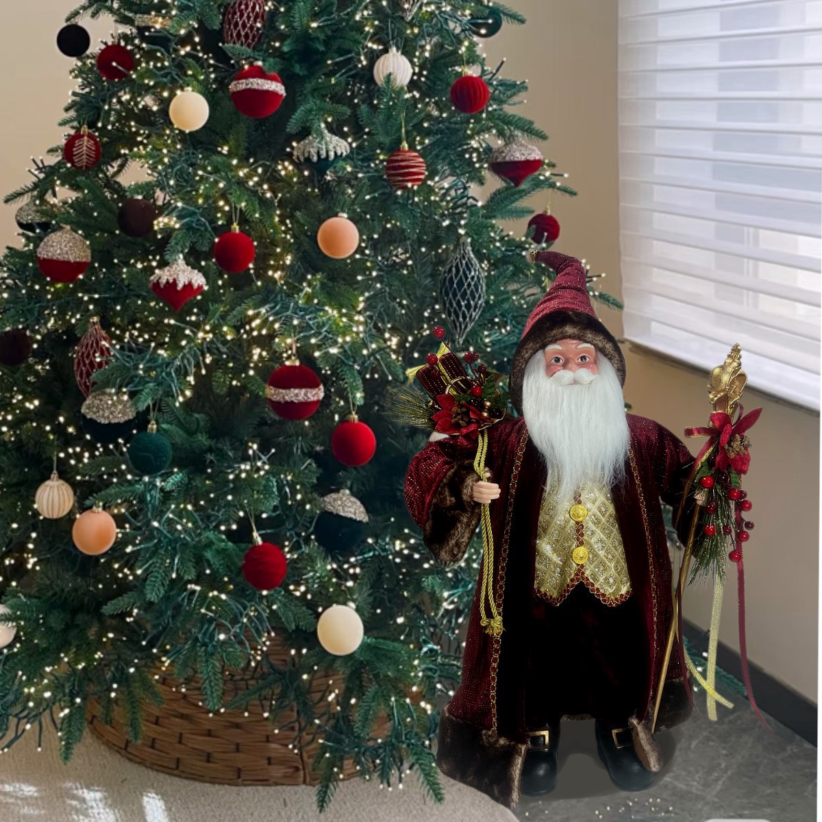 slide 2 of 3, 24" Santa Tabletop Decor By Ashland, 24 in