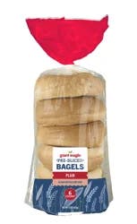 Ge Plain Bagel 6ct