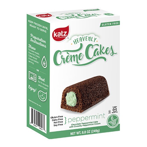slide 1 of 5, Katz Creme Cakes - Peppermint, 8.8 oz