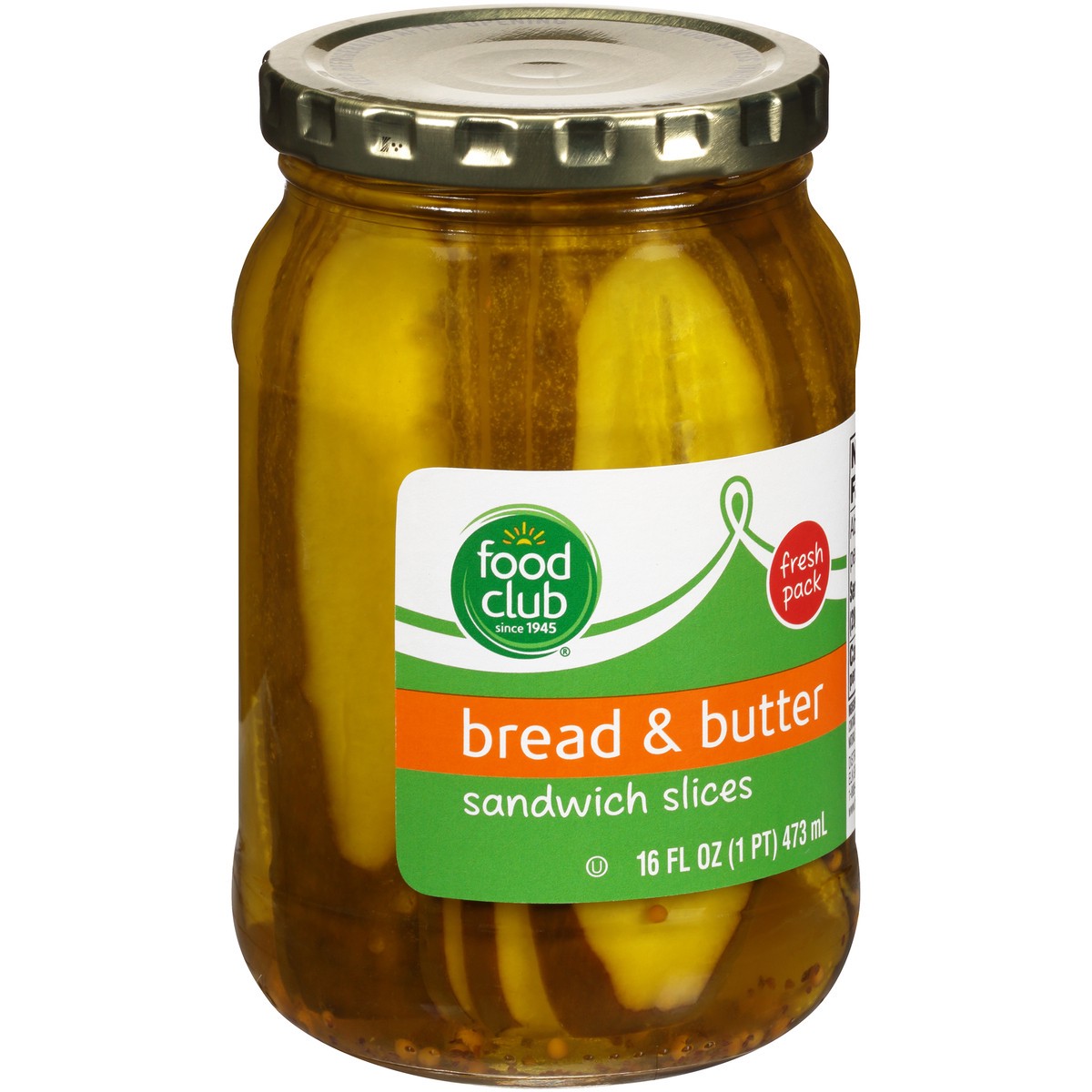 slide 7 of 10, Food Club Bread & Butter Pickle Slices, 16 oz