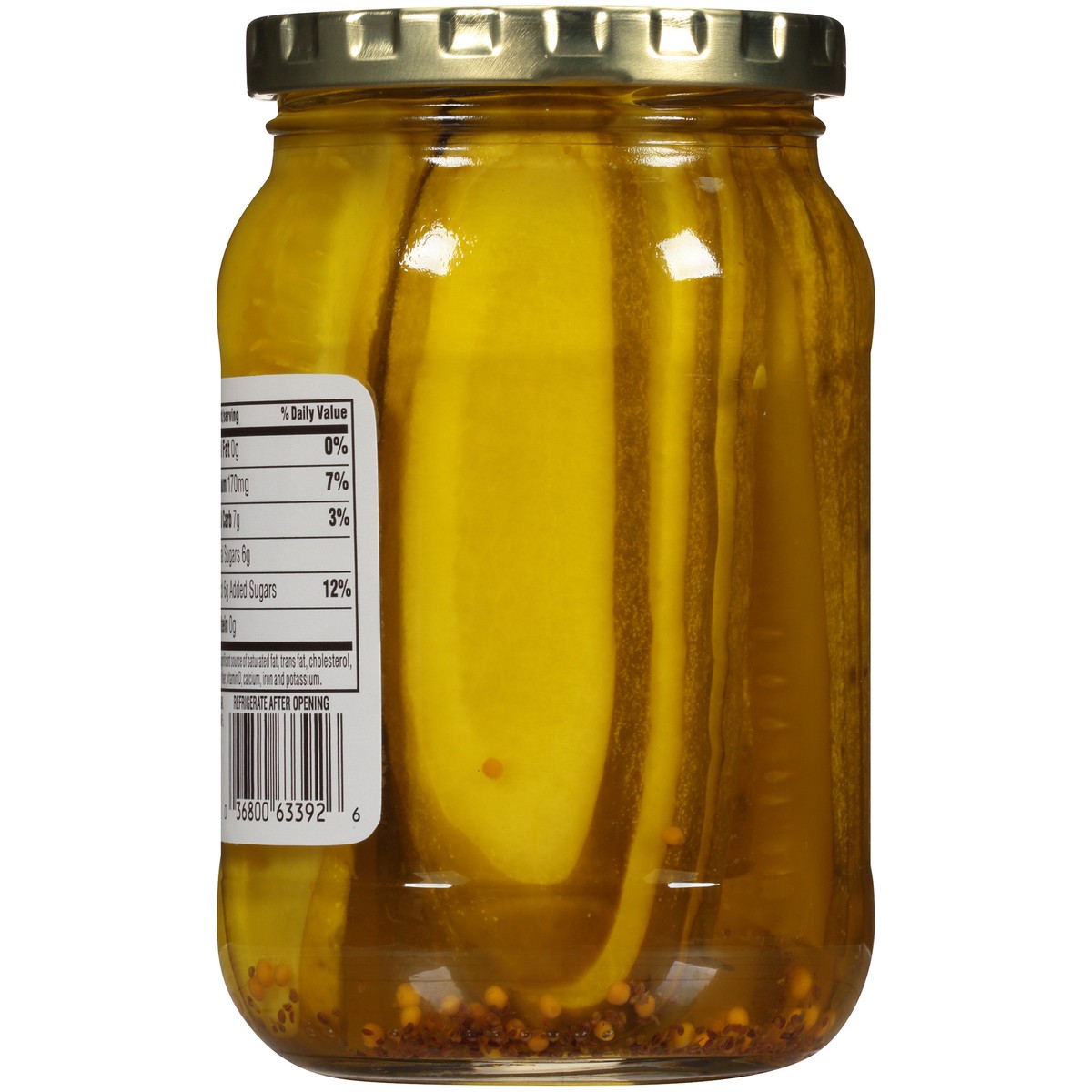 slide 8 of 10, Food Club Bread & Butter Pickle Slices, 16 oz