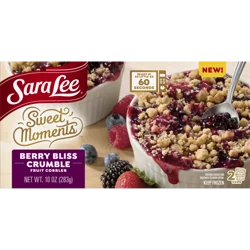 Sara Lee  Fruit Cobbler Sweet Moments 2CT BERRY BLISS CRUMBLE 8CT/10OZ