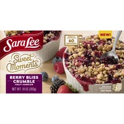 Sara Lee Fruit Cobbler Sweet Moments 2CT BERRY BLISS CRUMBLE 8CT/10OZ