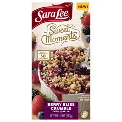 Sara Lee Fruit Cobbler Sweet Moments 2CT BERRY BLISS CRUMBLE 8CT/10OZ