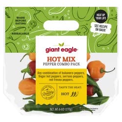 Giant Eagle Pepper Combo Pack, Hot Mix
