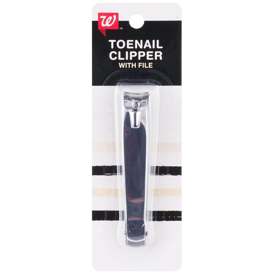slide 1 of 1, Walgreens Beauty Toenail Clipper with File, 1 ct