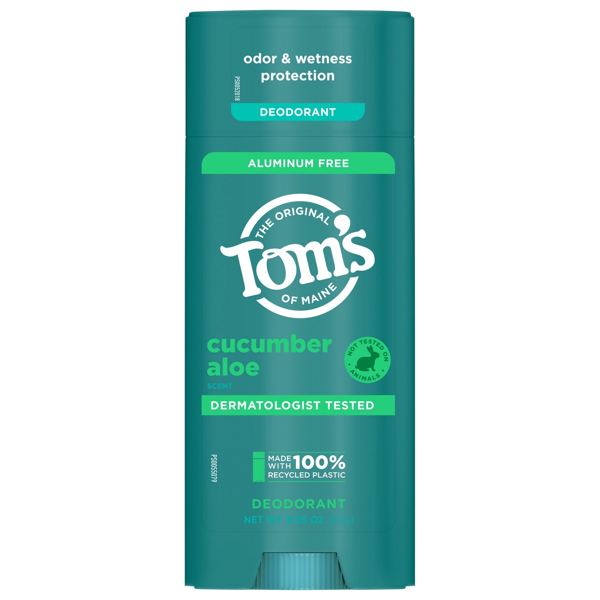 slide 2 of 11, Tom's of Maine Tom’s of Maine Cucumber Aloe Natural Deodorant for Women and Men, Aluminum Free, 3.25 Oz., 3.25 oz