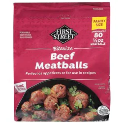 First Street Beef Meatballs