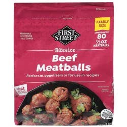 First Street Beef Meatballs