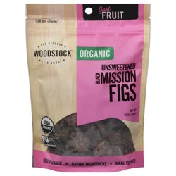 Woodstock Organic Mission Black Unsweetened Figs 10 oz