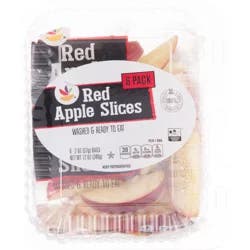 Giant Red Apple Slices - 6 ct