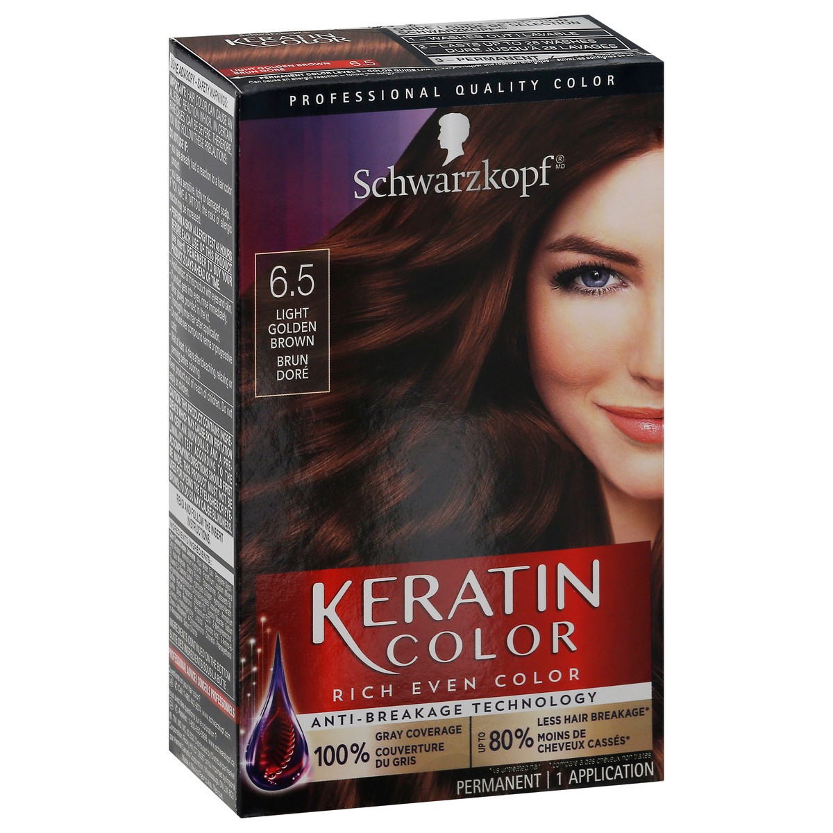 slide 2 of 9, Schwarzkopf Light Golden Brown 6.5 Permanent Hair Color 1 ea, 6.10 fl oz