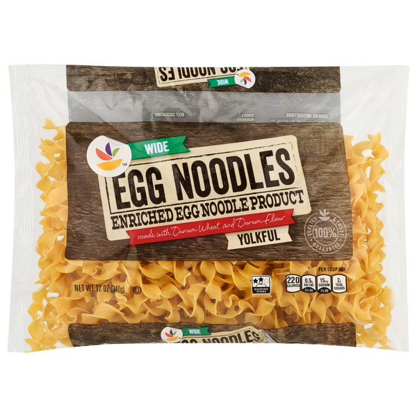 slide 1 of 1, Giant Wide Egg Noodles, 12 oz
