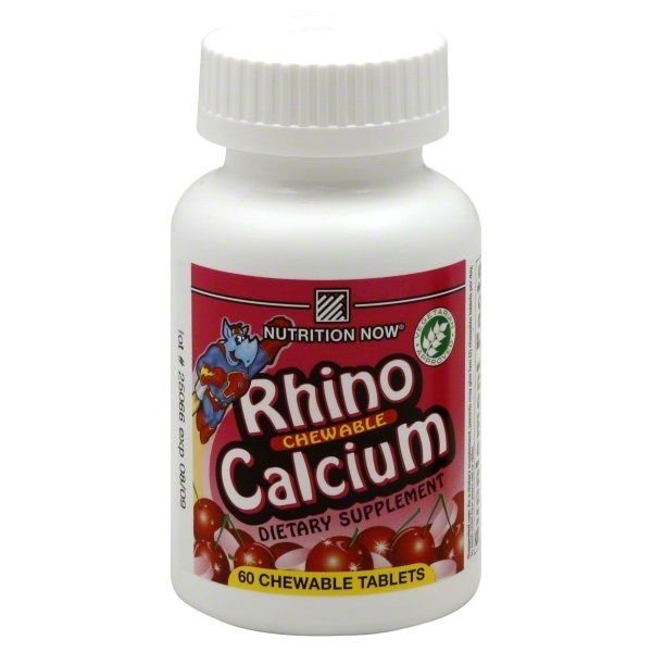 slide 1 of 1, Nutrition Now Calcium, Chewable Tablets, Cherry, 60 ct