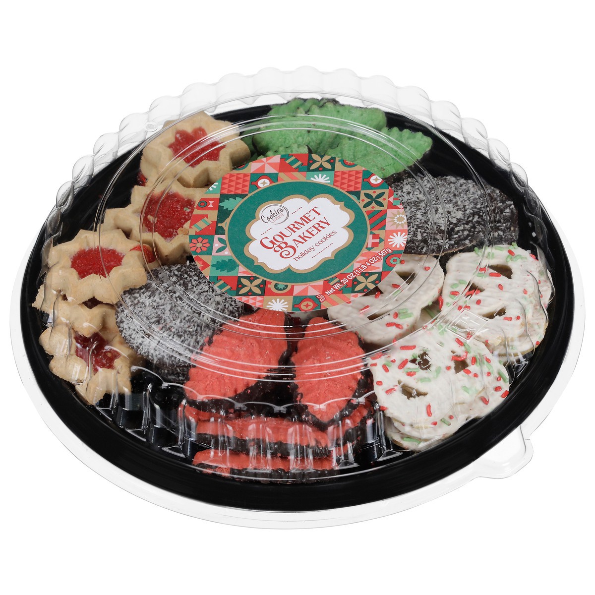 slide 4 of 4, Cookies United Gourmet Bakery Holiday Cookies 20 oz, 20 oz