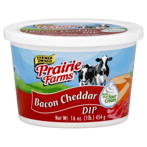 slide 1 of 1, Prairie Farms Bacon Cheddar Dip, 16 oz