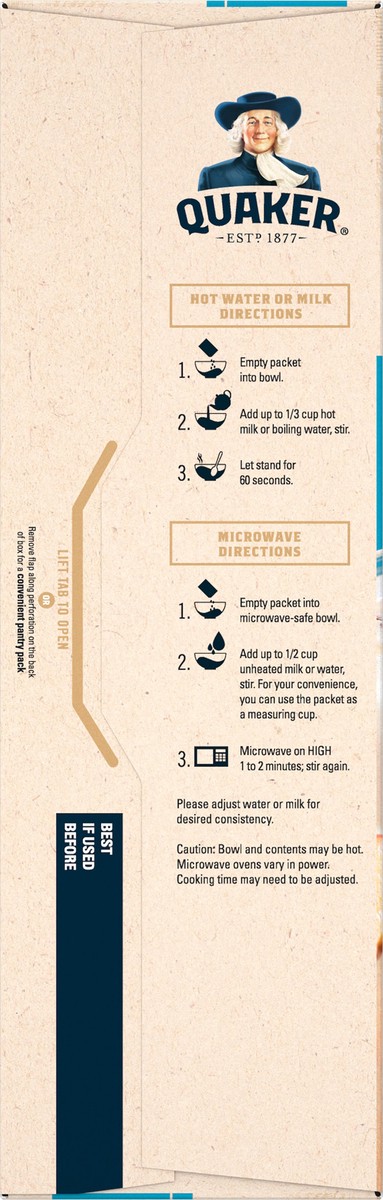 slide 6 of 8, Quaker Lower Sugar Variety Instant Oatmeal 8 ea, 8 ct