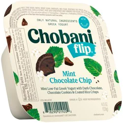 Chobani Yogurt, Greek, Mint Chocolate Chip