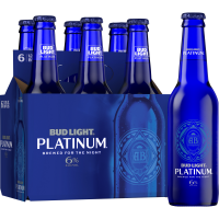 slide 6 of 22, Bud Light Platinum Beer, 6 Pack Beer, 12 FL OZ Bottles, 72 fl oz