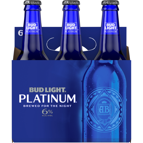 slide 16 of 22, Bud Light Platinum Beer, 6 Pack Beer, 12 FL OZ Bottles, 72 fl oz