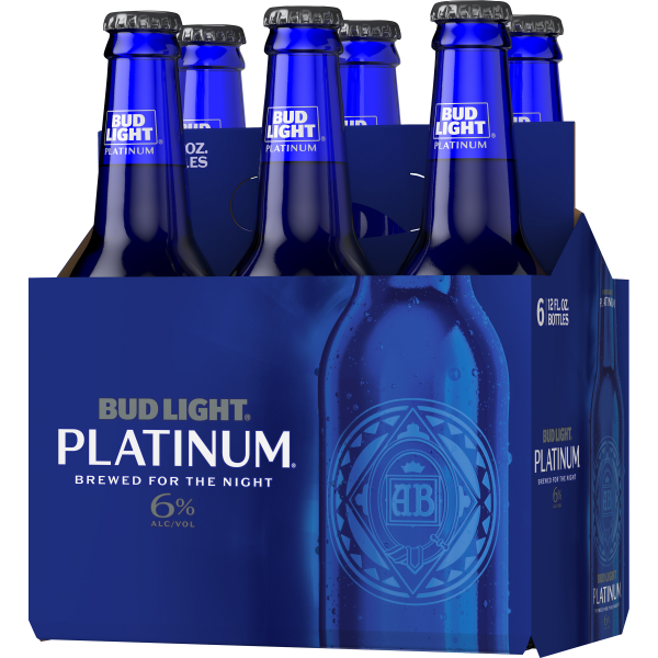 slide 17 of 22, Bud Light Platinum Beer, 6 Pack Beer, 12 FL OZ Bottles, 72 fl oz