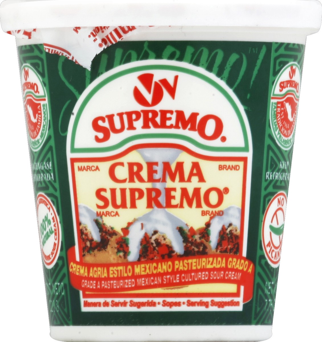 slide 1 of 3, Supremo Sour Cream - 7.76 oz, 7.76 oz