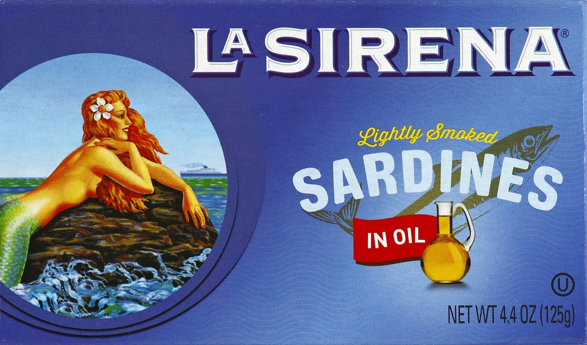 slide 4 of 4, La Sirena Sardines With Oil, 4.25 oz