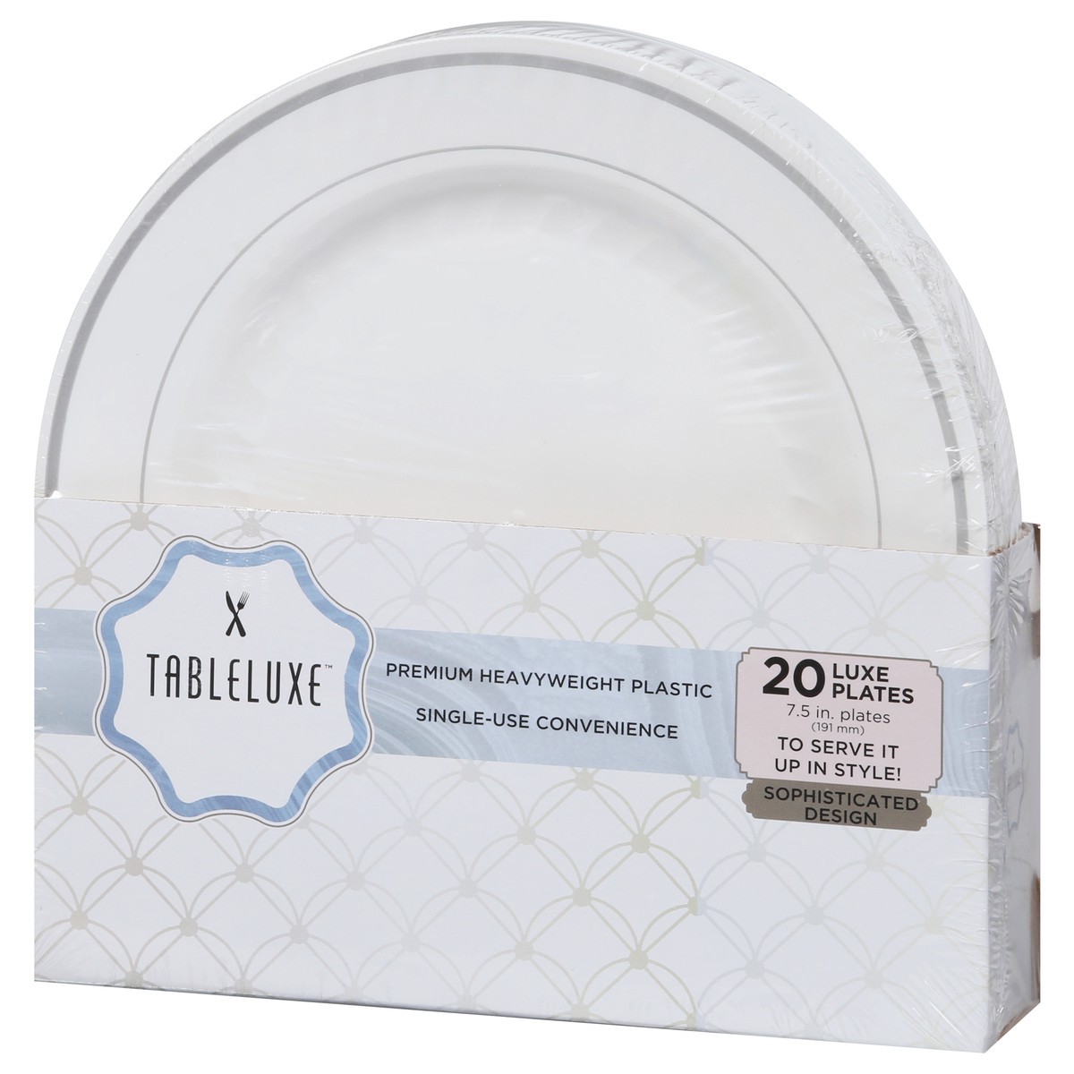 slide 6 of 11, Tableluxe Luxe Plates 20 ea, 20 ct