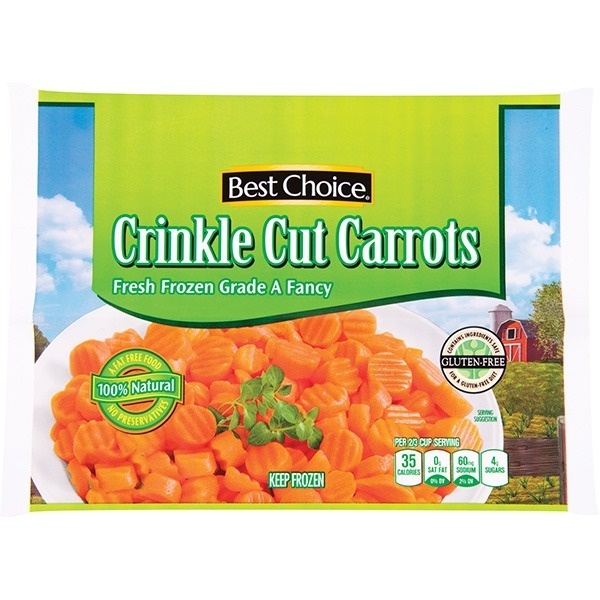 slide 1 of 1, Best Choice Crinkle Cut Carrots, 16 oz