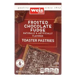 Weis Quality Frosted Fudge Toaster Pastries