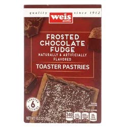 Weis Quality Frosted Fudge Toaster Pastries