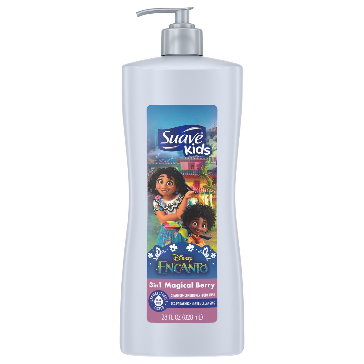 slide 1 of 6, Suave Kids 3 in 1 Encanto Magical Berry, 28 oz, 28 oz