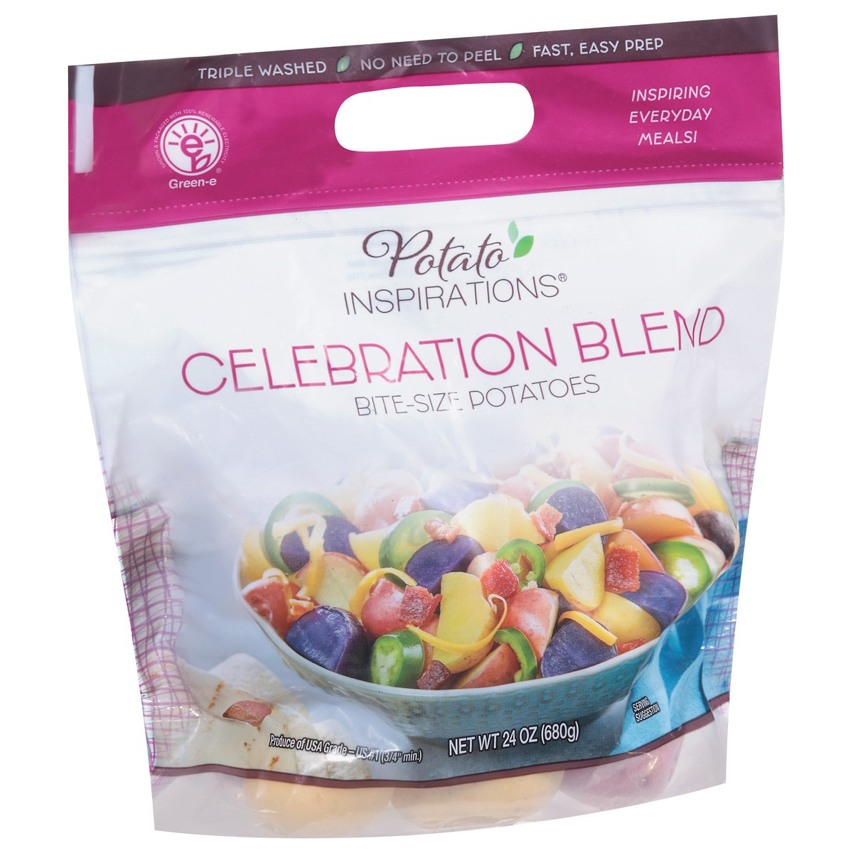 slide 2 of 12, Potato Inspirations Celebration Blend Bite-Size Potatoes 24 oz, 24 oz