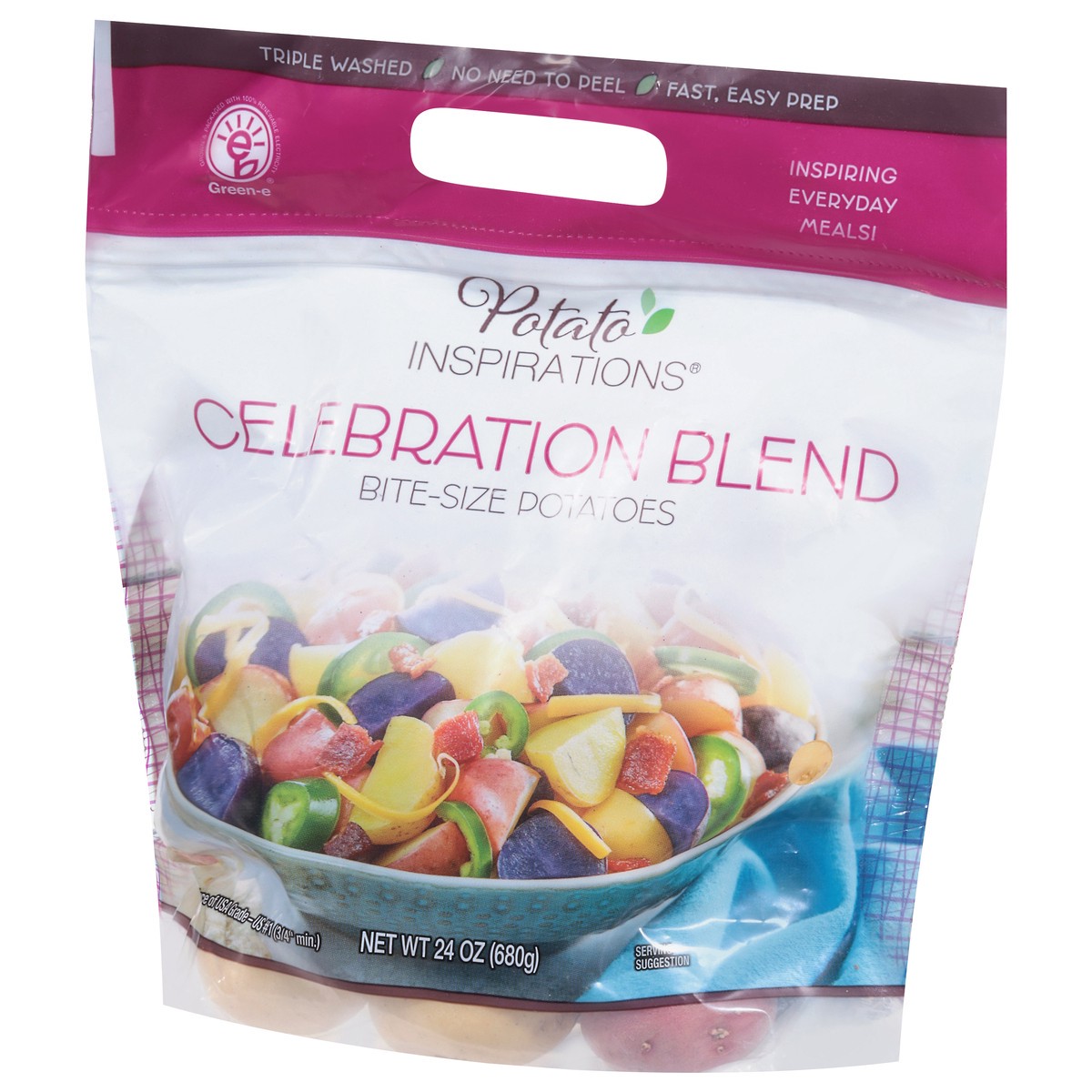 slide 5 of 12, Potato Inspirations Celebration Blend Bite-Size Potatoes 24 oz, 24 oz
