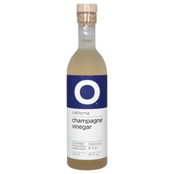 O California Champagne Vinegar 300 ml (10.1 oz) Glass